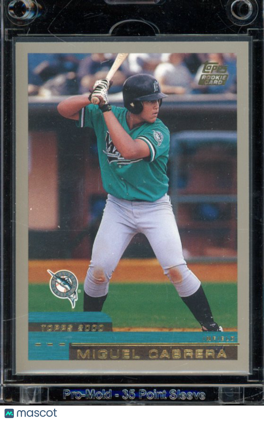 2000 Topps Traded Miguel Cabrera T40 Rookie