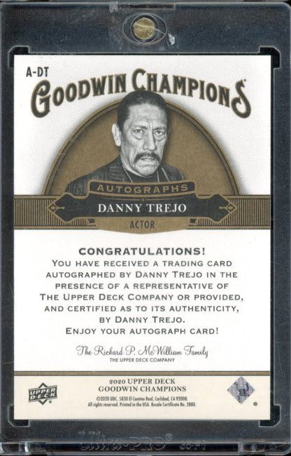 2020 Upper Deck Goodwin Champions Danny Trejo Auto