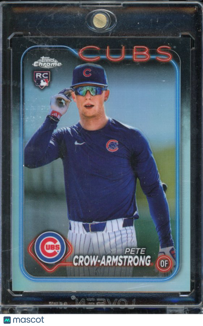 2024 Topps Chrome Pete Crow-Armstrong Rookie Image Variation