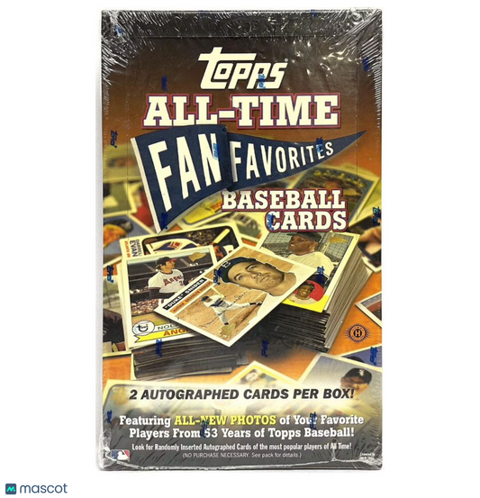 2004 Topps All Time Fan Favorites Baseball Hobby Box