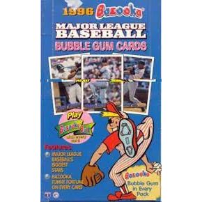 1996 Bazooka Baseball Hobby Box