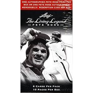 2012 Leaf Pete Rose "The Living Legend" Factory Sealed Box ~ Includes Autograph