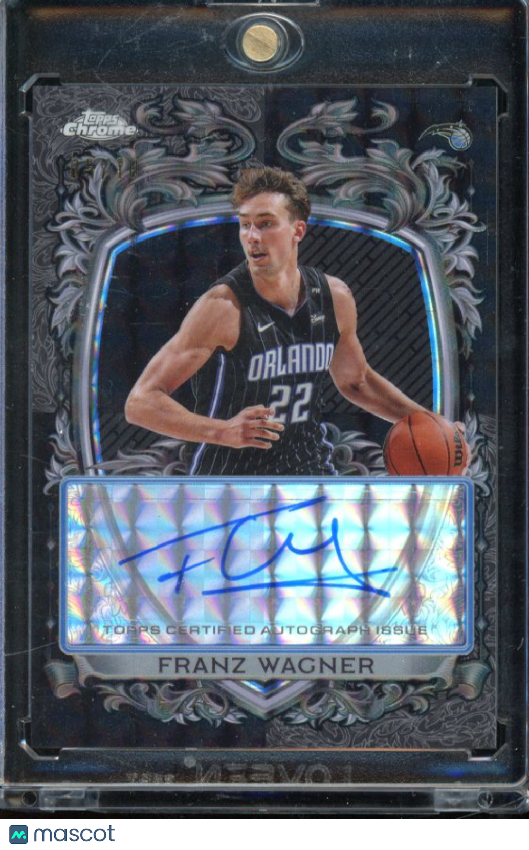 2025-26 Topps Chrome Franz Wagner Black Geometric Auto /10