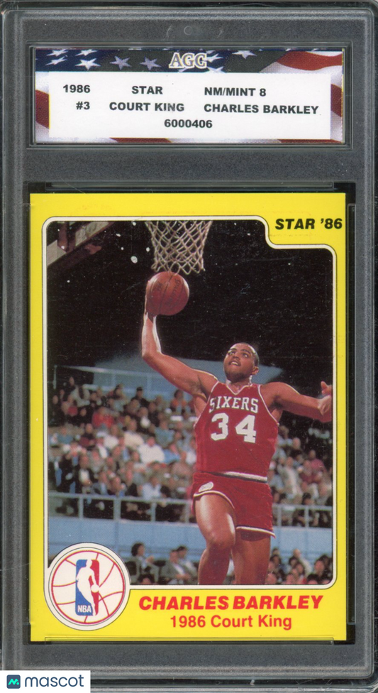 1986 Star Charles Barkley Court King ACG 8