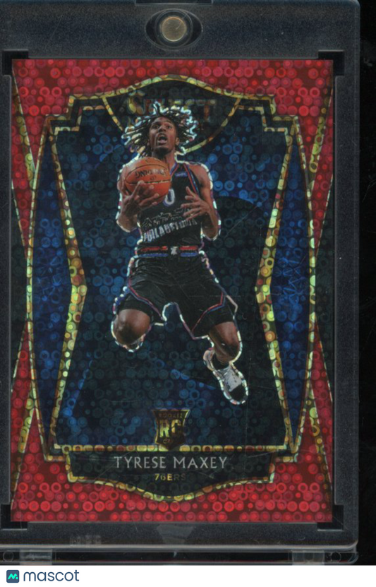 2020-21 Select Tyrese Maxey Rookie Red Disco /49