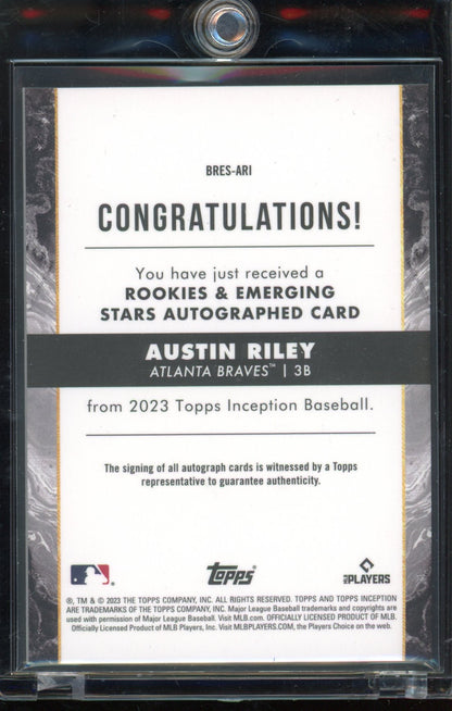 2023 Inception Austin Riley Orange Auto 12/25