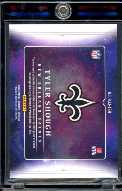 2025 Origins Tyler Shough Rookie Patch Auto