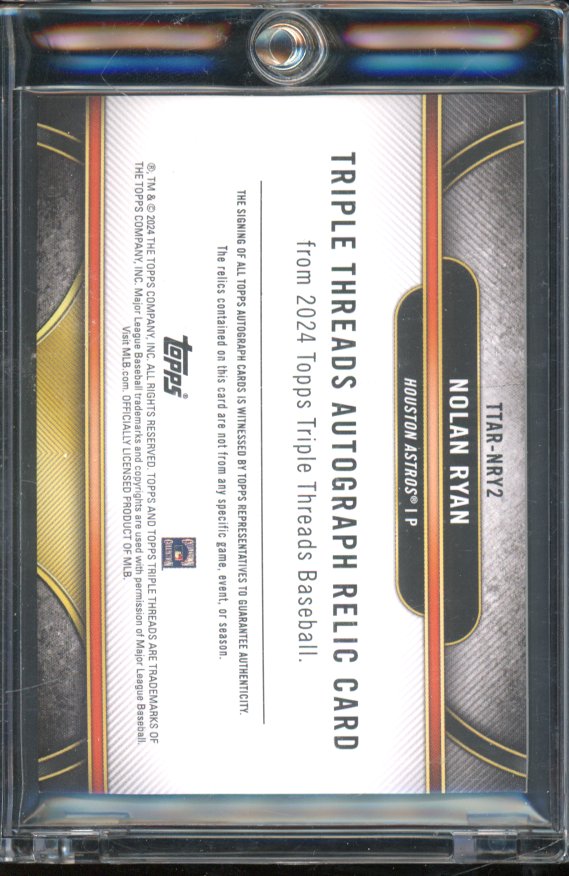 2024 Triple Thread Nolan Ryan GU Patch Auto /36