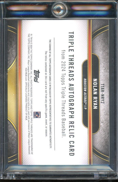 2024 Triple Thread Nolan Ryan GU Patch Auto /36