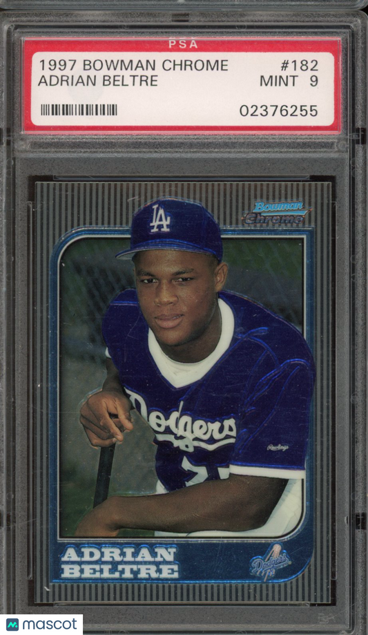 1997 Bowman Chrome Adrian Beltre Rookie PSA 9
