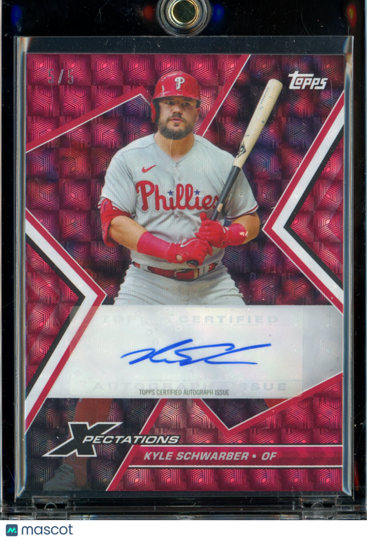 2023 Topps Xpectations Kyle Schwarber Auto /5