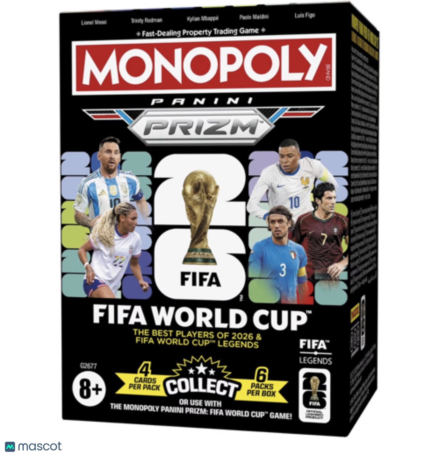 Monopoly Panini Prizm FIFA World Cup Blaster Box