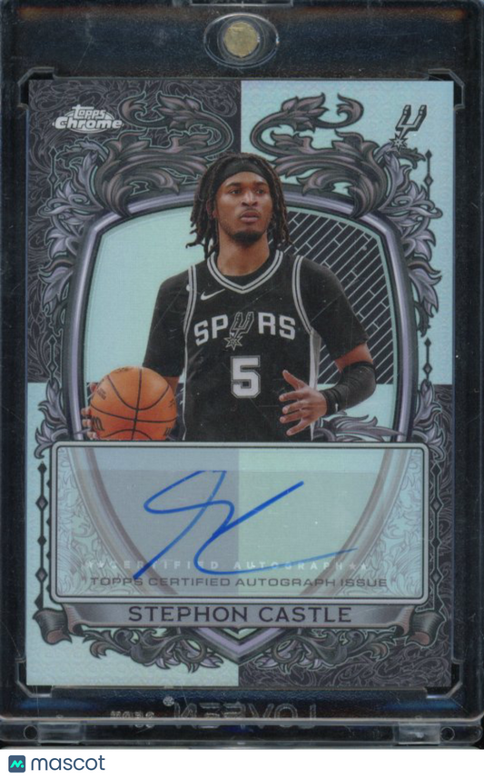 2025-26 Topps Chrome Stephon Castle Refractor Auto