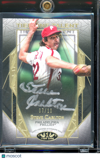 2022 Tier One Steve Carlton Silver Ink Auto /10