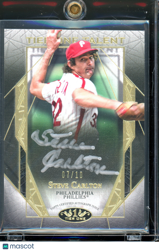 2022 Tier One Steve Carlton Silver Ink Auto /10