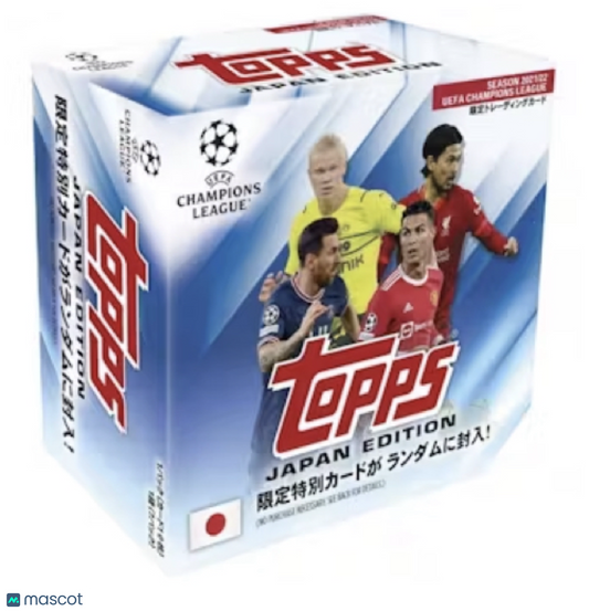 2021/22 Topps UEFA Champions League Soccer Japan Edition Box