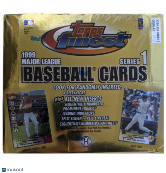 1999 Topps Finest Series 1 Baseball Hobby Box