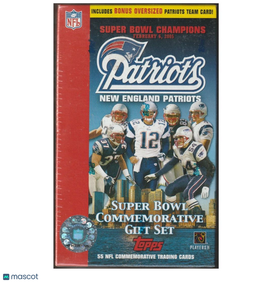 2005 Topps New England Patriots Super Bowl Commemorative Box Set