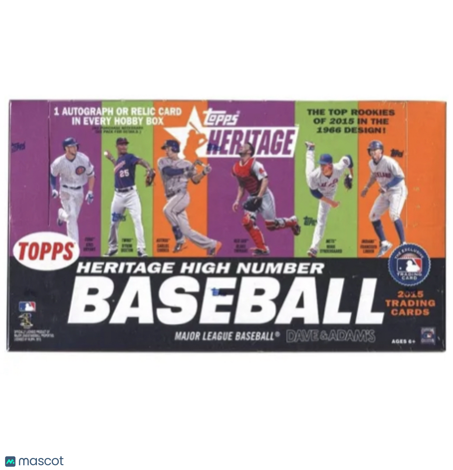 2015 Topps Heritage High Number Baseball Hobby Box
