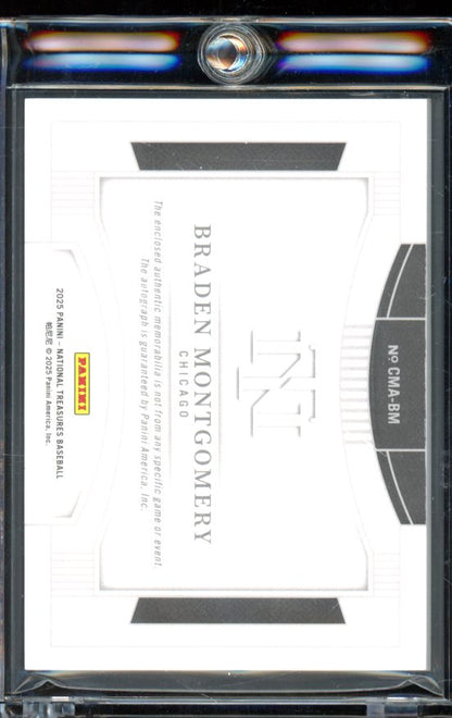 2025 National Treasures Braden Montgomery Rookie Patch Auto /10