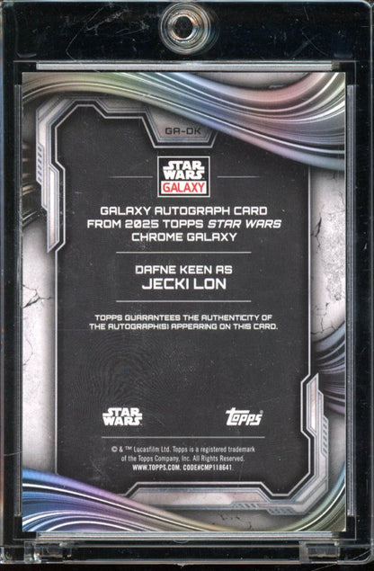 2025 Topps Chrome Jecki Lon Atomic Auto /150