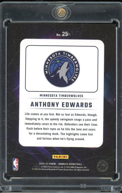 2024-25 Donruss Anthony Edwards Night Moves SP