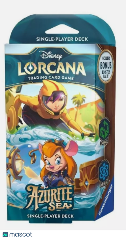 Lorcana Azurite Sea Single Player Deck Emerald Sapphire