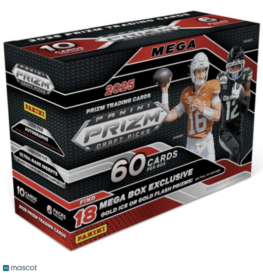 2025 Panini Prizm Draft Picks College Football Mega Box