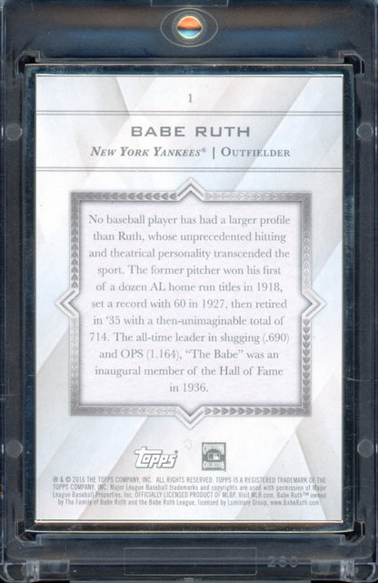 2016 Transcendent Babe Ruth /65 #1