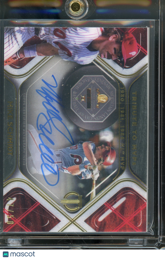 2022 Tribute Mike Schmidt Tribute to MVPs Auto /25