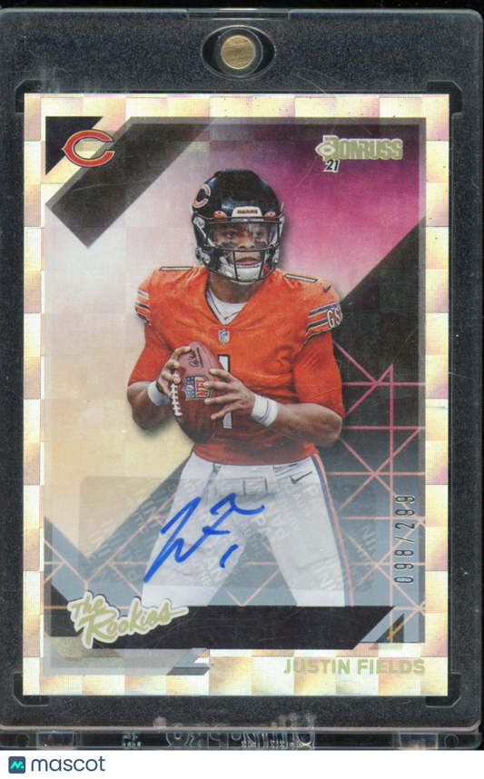2021 Donruss Justin Fields The Rookies Auto /299