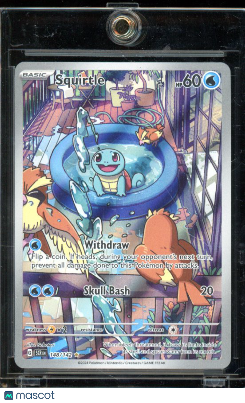 2024 Steller Crown Pokemon Squirtle 148/142