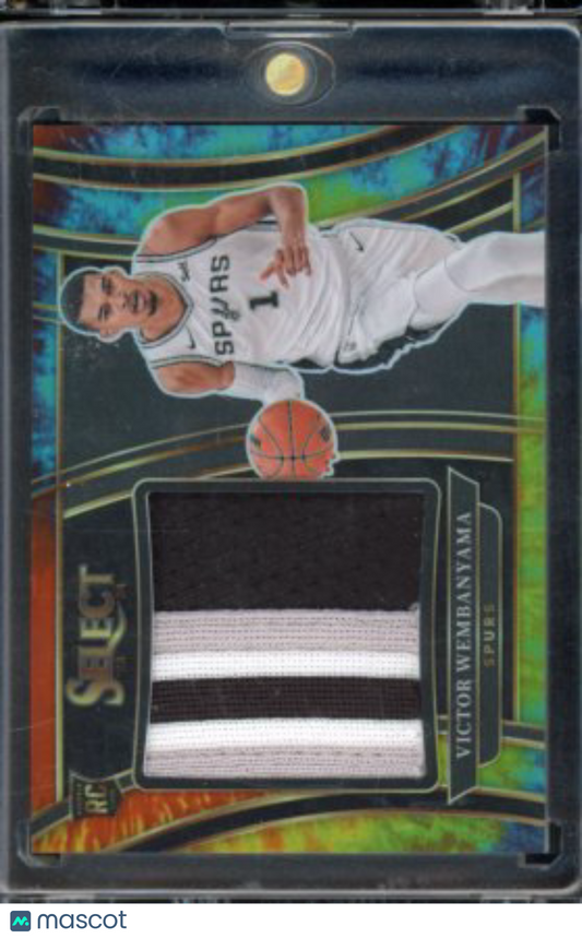 2023-24 Select Victor Wembanyama Tie Dye Rookie Patch /25