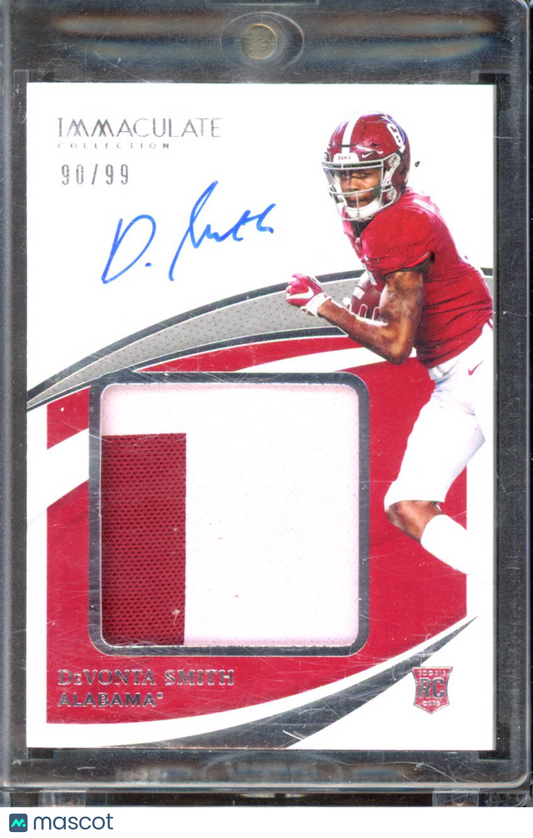 2021 Immaculate Devonta Smith Rookie Patch Auto /99