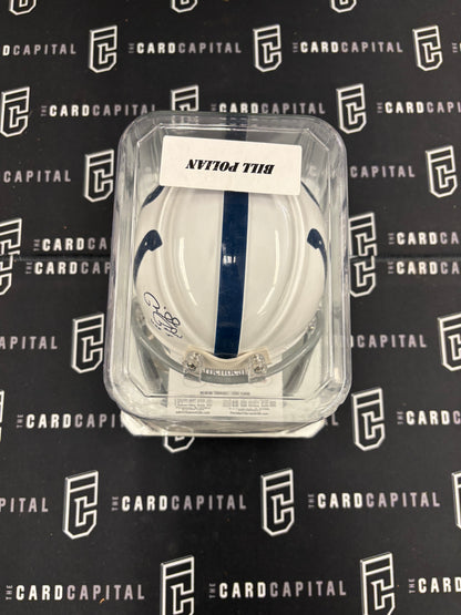 Bill Polian Signed Mini Helmet Colts JSA