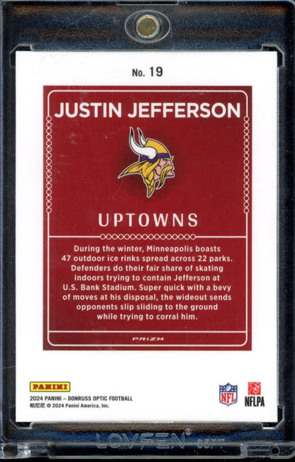 2024 Optic Justin Jefferson Uptowns Case Hit
