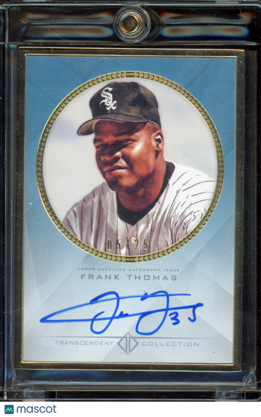 2016 Transcendent Frank Thomas /25 Auto