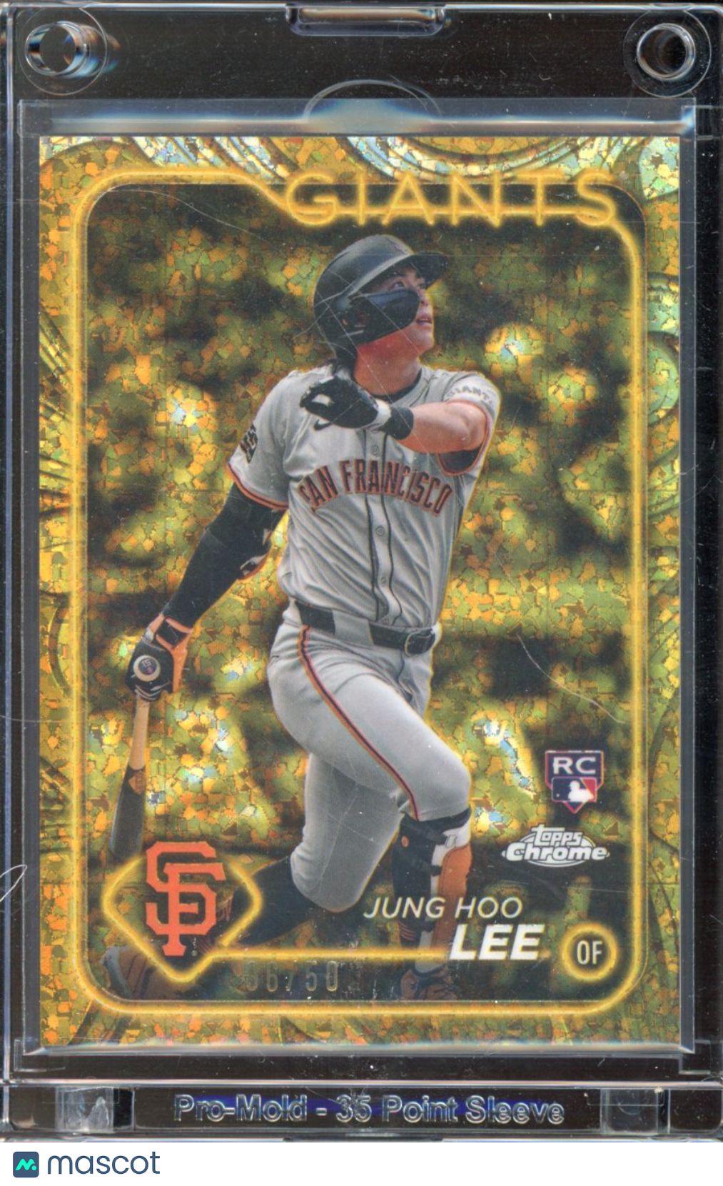 2024 Topps Chrome Gilded Jung Hoo Lee Rookie Diamond /50