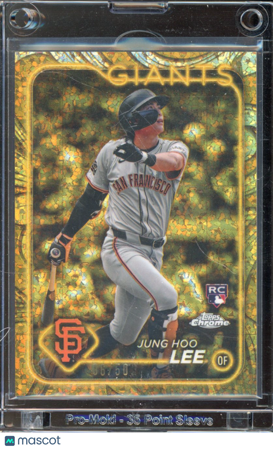 2024 Topps Chrome Gilded Jung Hoo Lee Rookie Diamond /50