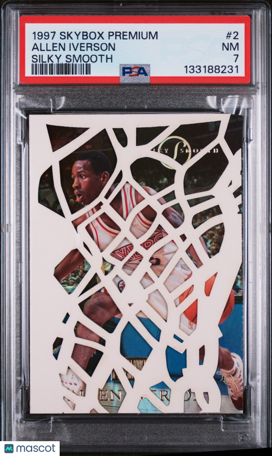 1997-98 Skybox Premium Allen Iverson Silky Smooth PSA 7