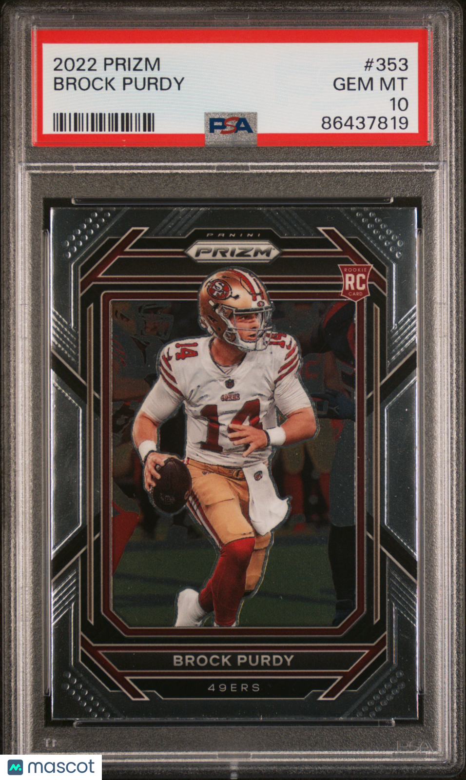 2022 Prizm Brock Purdy Rookie PSA 10