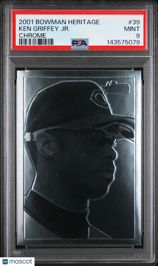 2001 Bowman Chrome Heritage Ken Griffey Jr. PSA 9