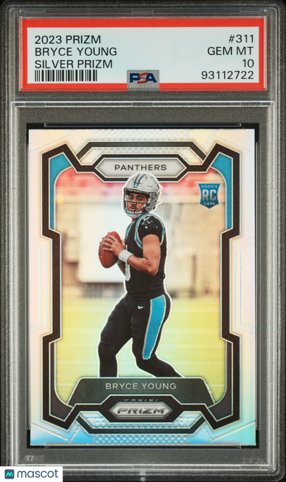 2023 Prizm Bryce Young Silver Rookie PSA 10