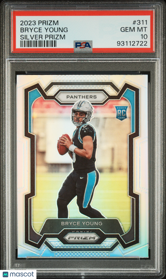 2023 Prizm Bryce Young Silver Rookie PSA 10