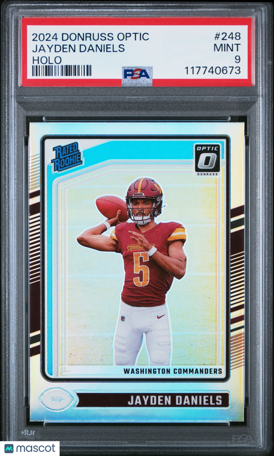 2024 Optic Jayden Daniels Holo Rookie PSA 9