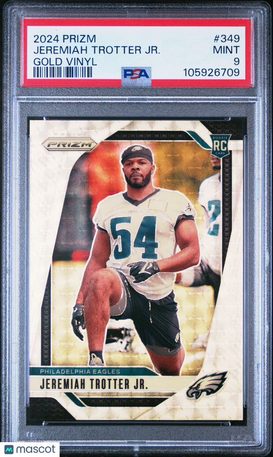 2024 Prizm Jeremiah Trotter Jr. Gold Vinyl /5 PSA 9 RC