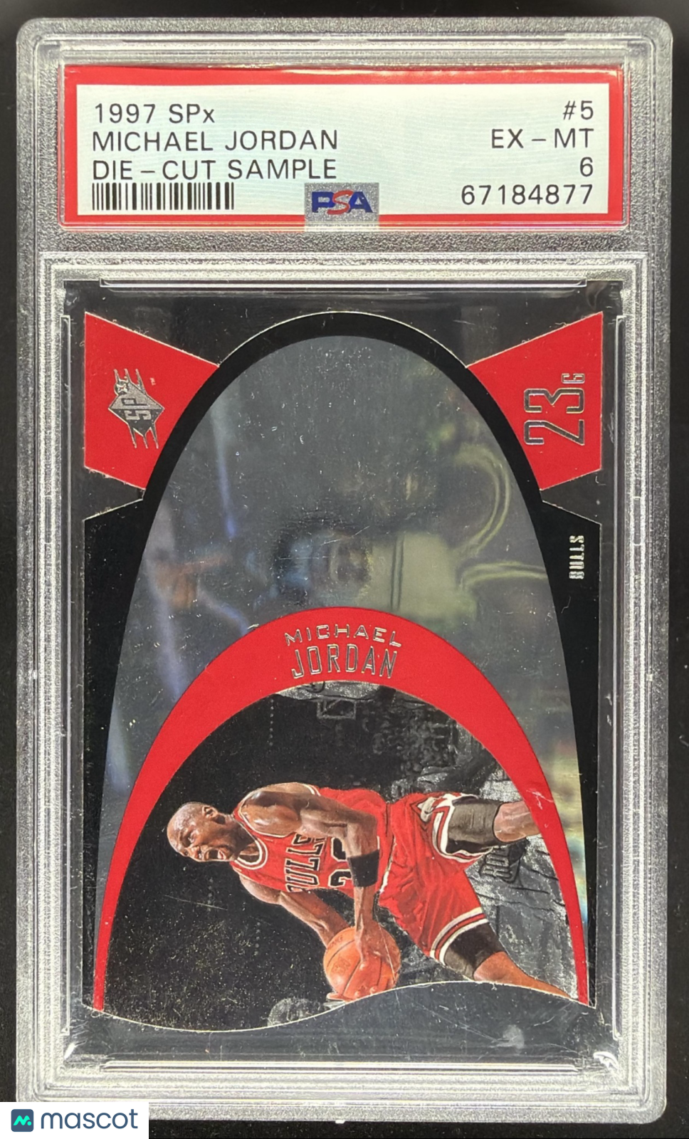 1997-98 SPx Michael Jordan #5 Die Cut PSA 6