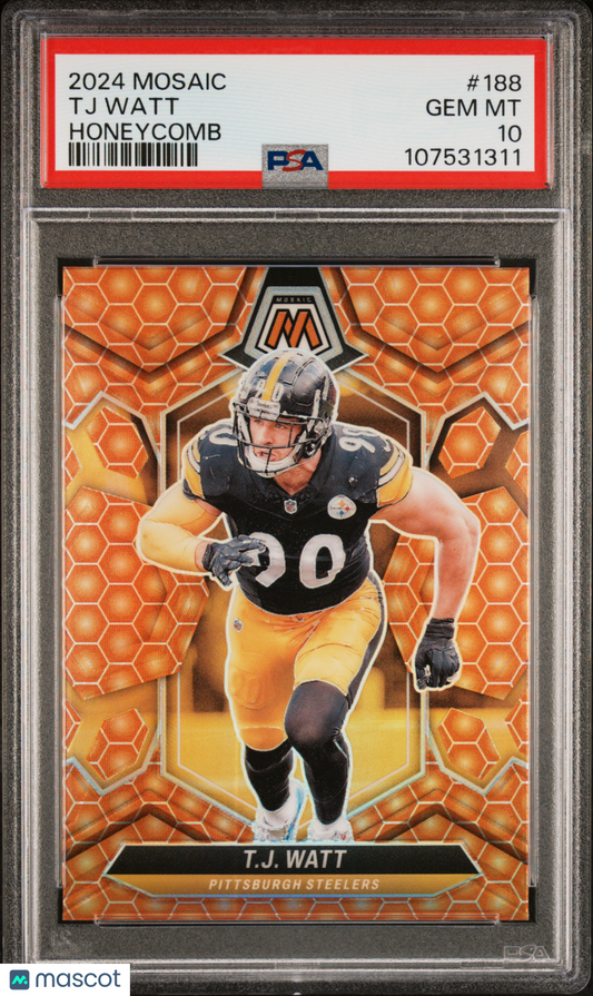 2024 Mosaic TJ Watt Honeycomb SP PSA 10