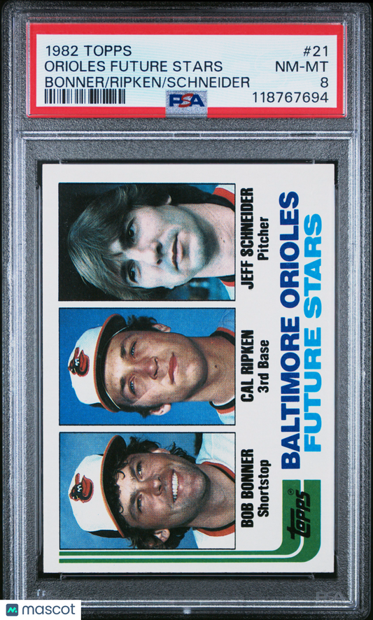1982 Topps Cal Ripken Jr Rookie Future Stars {SA 8