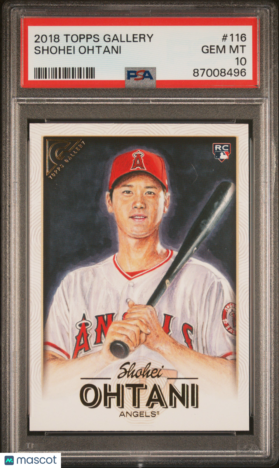 2018 Topps Gallery Shohei Ohtani Rookie PSA 10